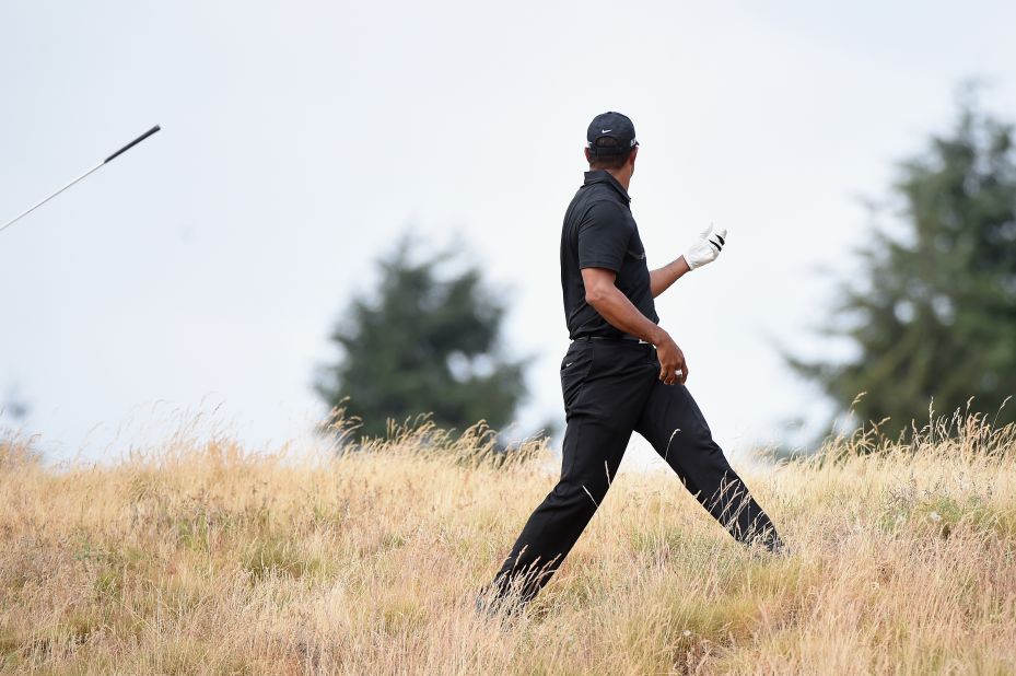 Woods cut a dejected figure at that year's US Open as he struggled with his game and carded rounds of  80 and 76 to miss the cut.