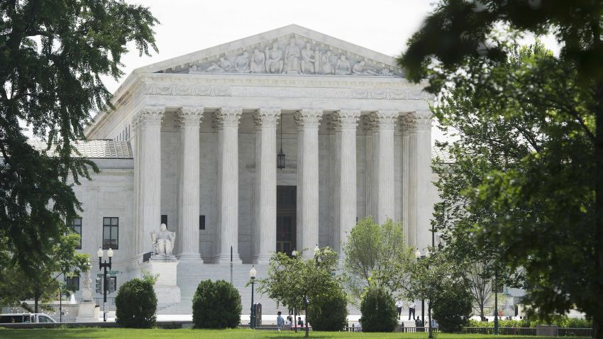 A general view of the US Supreme Court in Washington, DC, June 18, 2015. AFP PHOTO/JIM WATSON (Photo credit should read JIM WATSON/AFP/Getty Images)Supreme Court building exterior