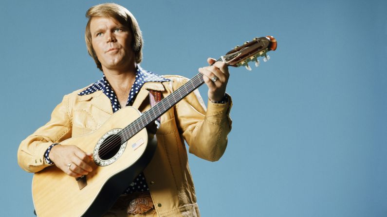 Glen Campbell, the upbeat guitarist from Delight, Arkansas, whose smooth vocals and down-home manner made him a mainstay of music and television for decades, <a href="index.php?page=&url=http%3A%2F%2Fwww.cnn.com%2F2017%2F08%2F08%2Fentertainment%2Fglen-campbell-dies%2Findex.html" target="_blank">has died after a lengthy battle with Alzheimer's disease,</a> his family announced on Tuesday, August 8. The six-time Grammy Award winner was 81.