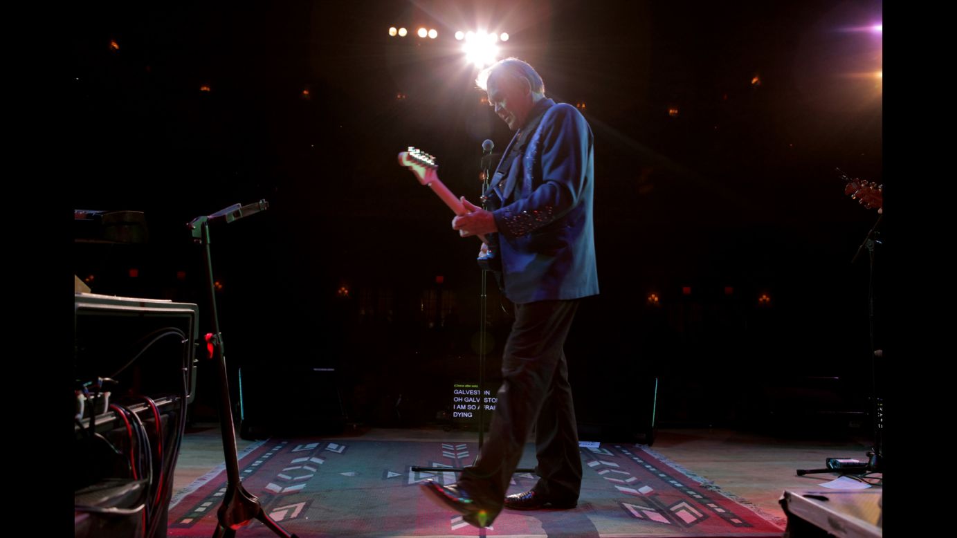 CNN Films presented the documentary <a href="http://www.cnn.com/shows/glen-campbell-ill-be-me" target="_blank">"Glen Campbell ... I'll Be Me,"</a> which followed his goodbye tour across America in 2011.