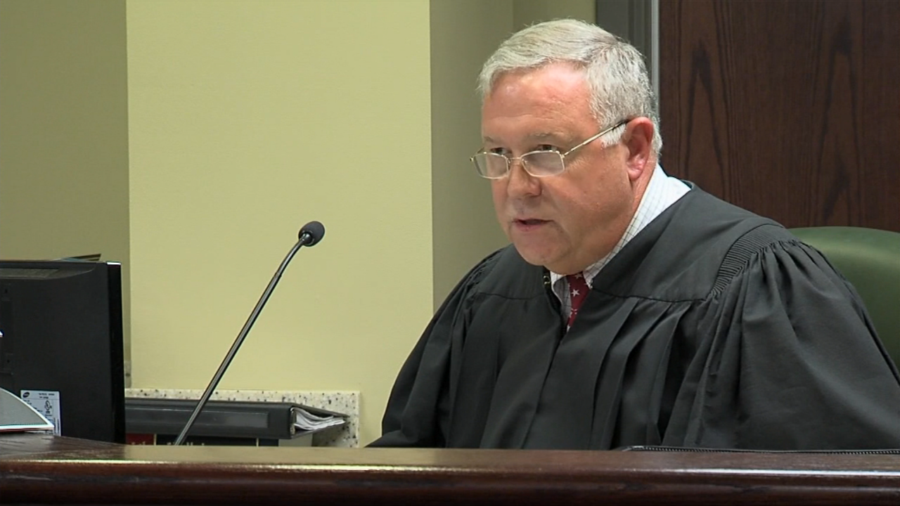 Chief Magistrate James B. Gosnell Jr. during Friday's Dylann Roof hearing.