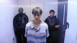 NORTH CHARLESTON, SC - JUNE 19:  In this image from the video uplink from the detention center to the courtroom, Dylann Roof appears at Centralized Bond Hearing Court June 19, 2015 in North Charleston, South Carolina. Roof is charged with nine counts of murder and firearms charges in the shooting deaths at Emanuel African Methodist Episcopal Church in Charleston, South Carolina on June 17. (Photo by Grace Beahm-Pool/Getty Images)