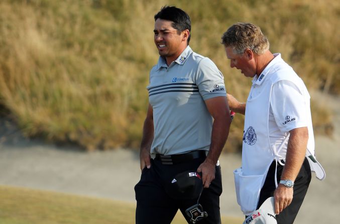 Jason Day had shared the lead going into the final round despite suffering bouts of vertigo. But the Australian could not sustain his heroic effort and fell back into the pack.