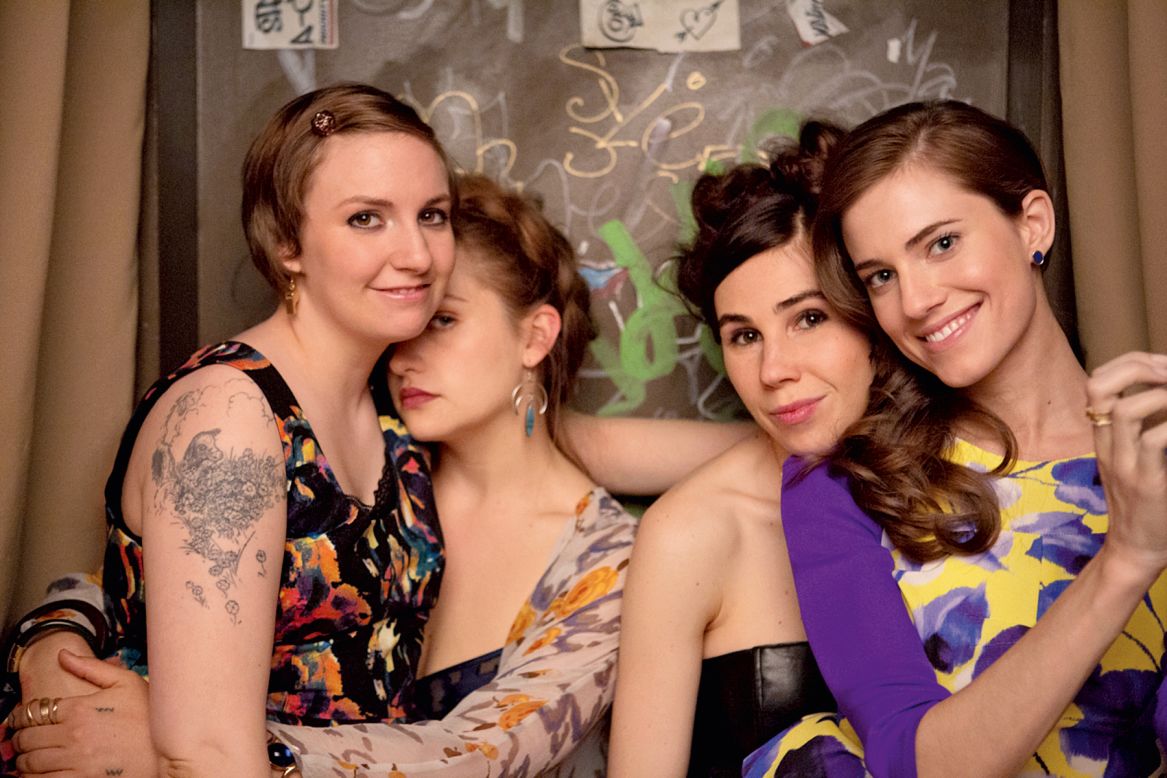 If the women of "Sex and the City" tended to handle life's problems with a quip and a shopping spree, the women of "Girls" -- all 20-somethings trying to find their space -- are more open about their struggles. The show was created by Lena Dunham, left. 