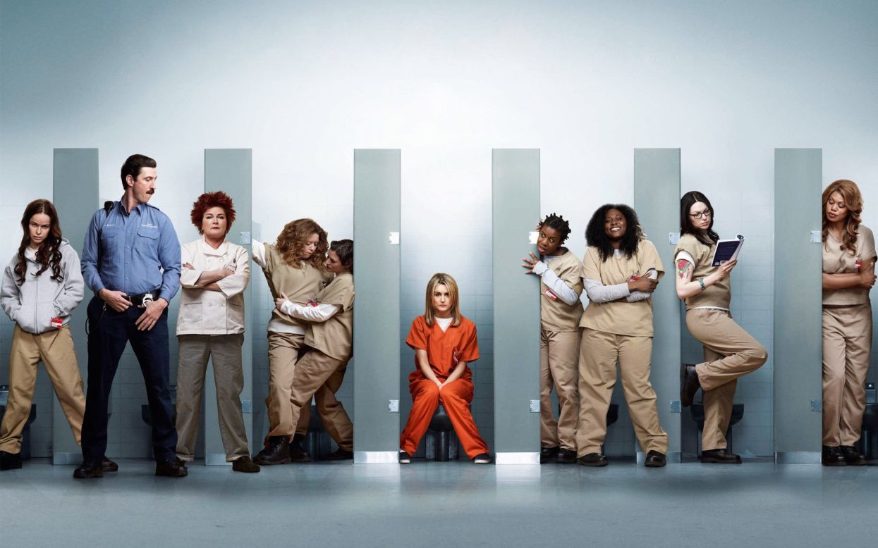 "Orange Is the New Black," another Netflix series, concerns the members of a Connecticut women's prison. As Taschen's Jurgen Muller and Steffen Haubner describe it, the show is "a drama that observes and interrogates the structure of power." (It also has its share of laughs.) "OITNB" recently streamed its third season.