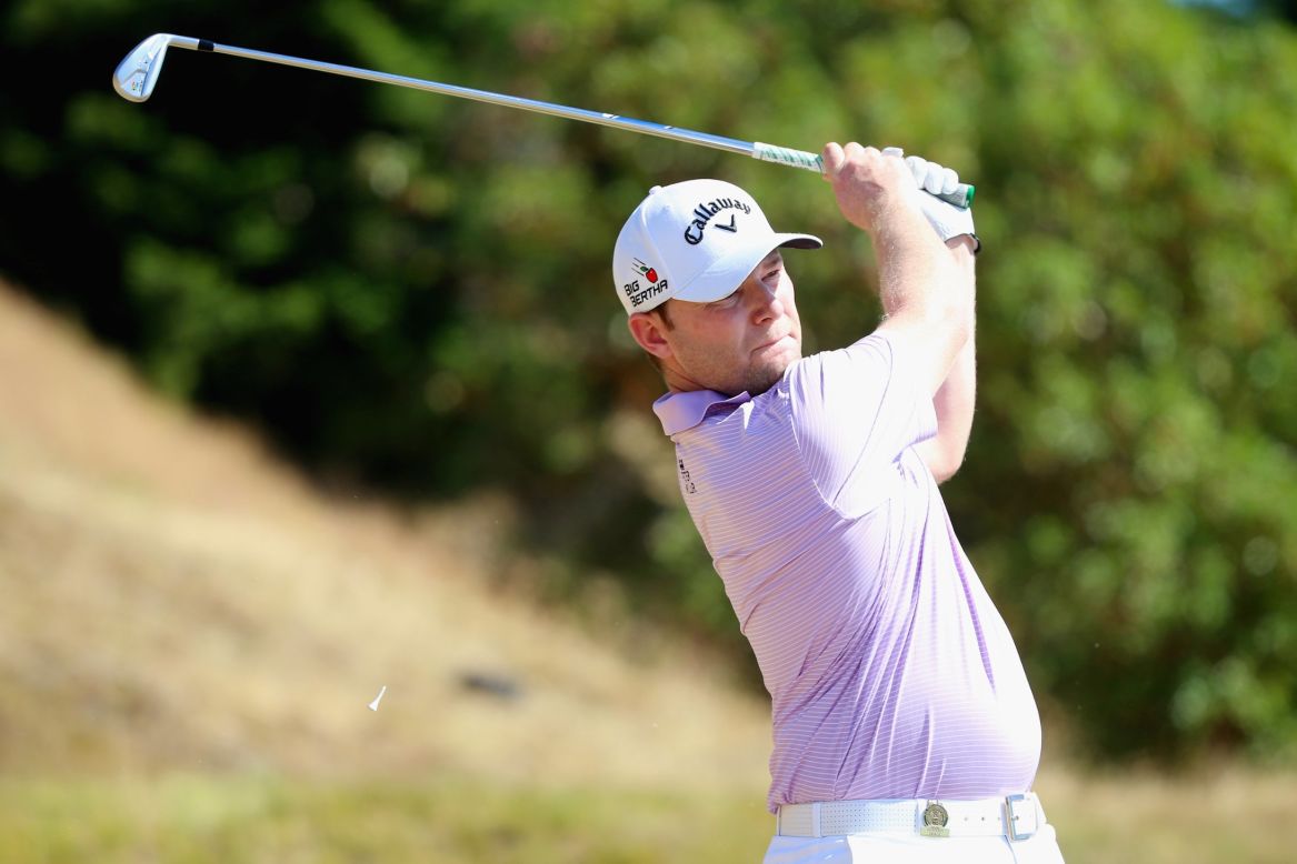 Joint overnight leader Branden Grace was mounting a strong challenge to Spieth before a double bogey on the 16th.