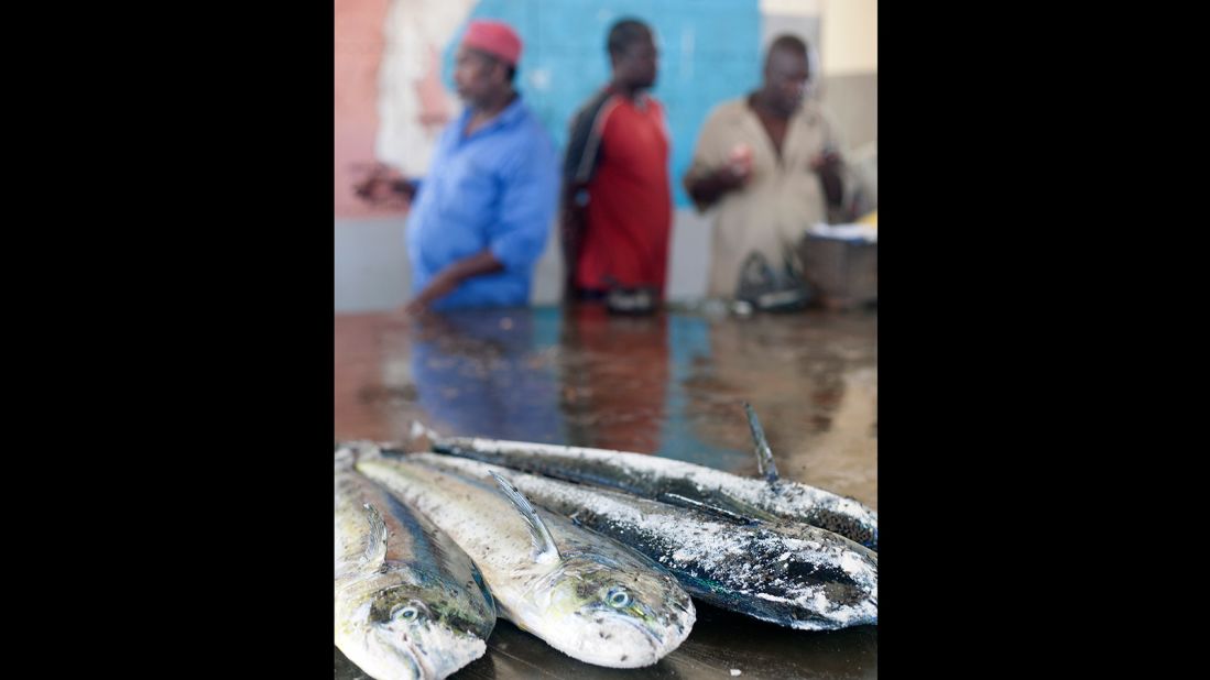 As tourism grows in Zanzibar, the demand for the catch of the day also grows at frenetic local markets.