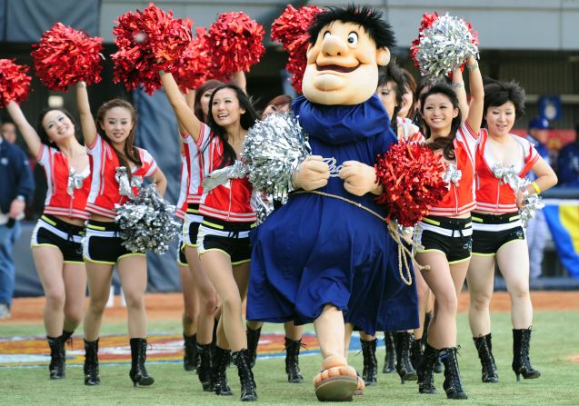 From fliers to friars -- the "Swinging Friar" to be precise. He's the mascot for the San Diego Padres Major League Baseball franchise.