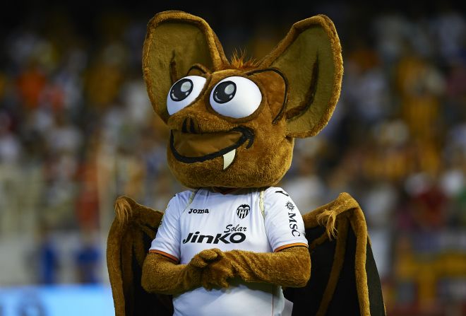 He's no Bruce Wayne, but Super Rat of Spanish football team Valencia is possibly the closest thing we'll ever have to a sporting Batman.