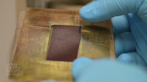 Just add heat and a Zinc catalyst to see the material restore itself.