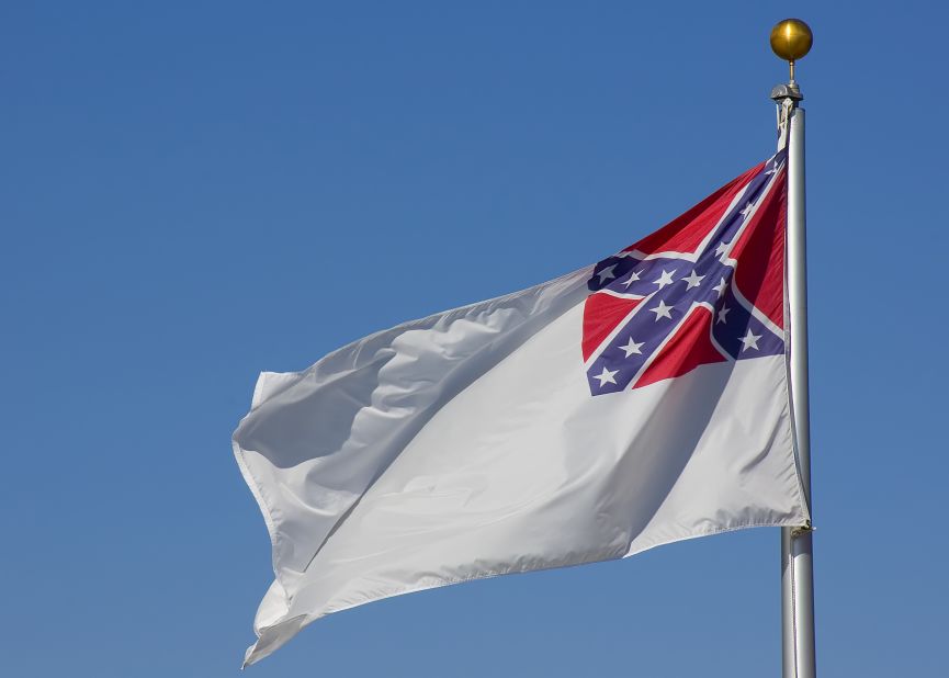 Why is the red and black flag, seen at rallies in support of
