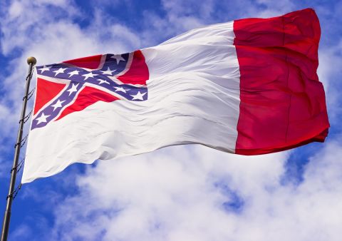 The third National Flag of the Confederacy was the final flag of the Confederate government and was adopted on March 4, 1865. The flag was not used long before the Confederacy surrendered. 