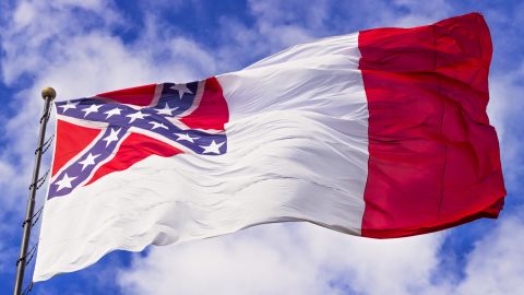 The third National Flag of the Confederacy was used in 1865.
