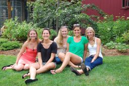 Laura Graves, right, with her sisters and cousins at a family barbecue.