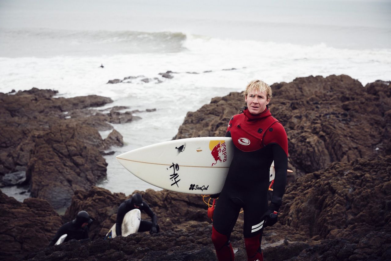 It was not long ago that Cotton thought about quitting life as a professional surfer to go back to work as a plumber.