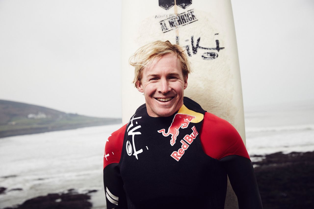 A father of two, Cotton travels the world chasing the best waves.