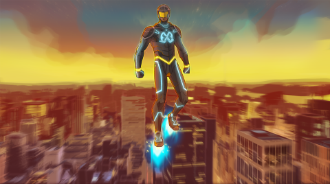 Once an impetuous young Nigerian, Wale Williams rises to the challenge of protecting Lagoon City after his father disappears. After finding a nanosuit, he gains special powers and becomes E.X.O.