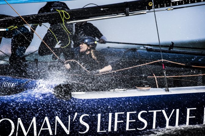 Ayton is the tactician for The Wave, Muscat, which leads the series after six of eight grueling regattas.