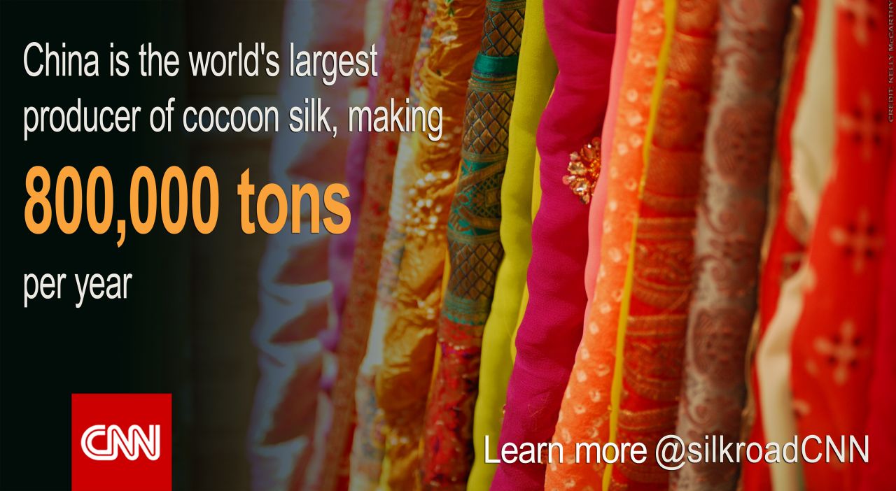 China is the birthplace of silk.
