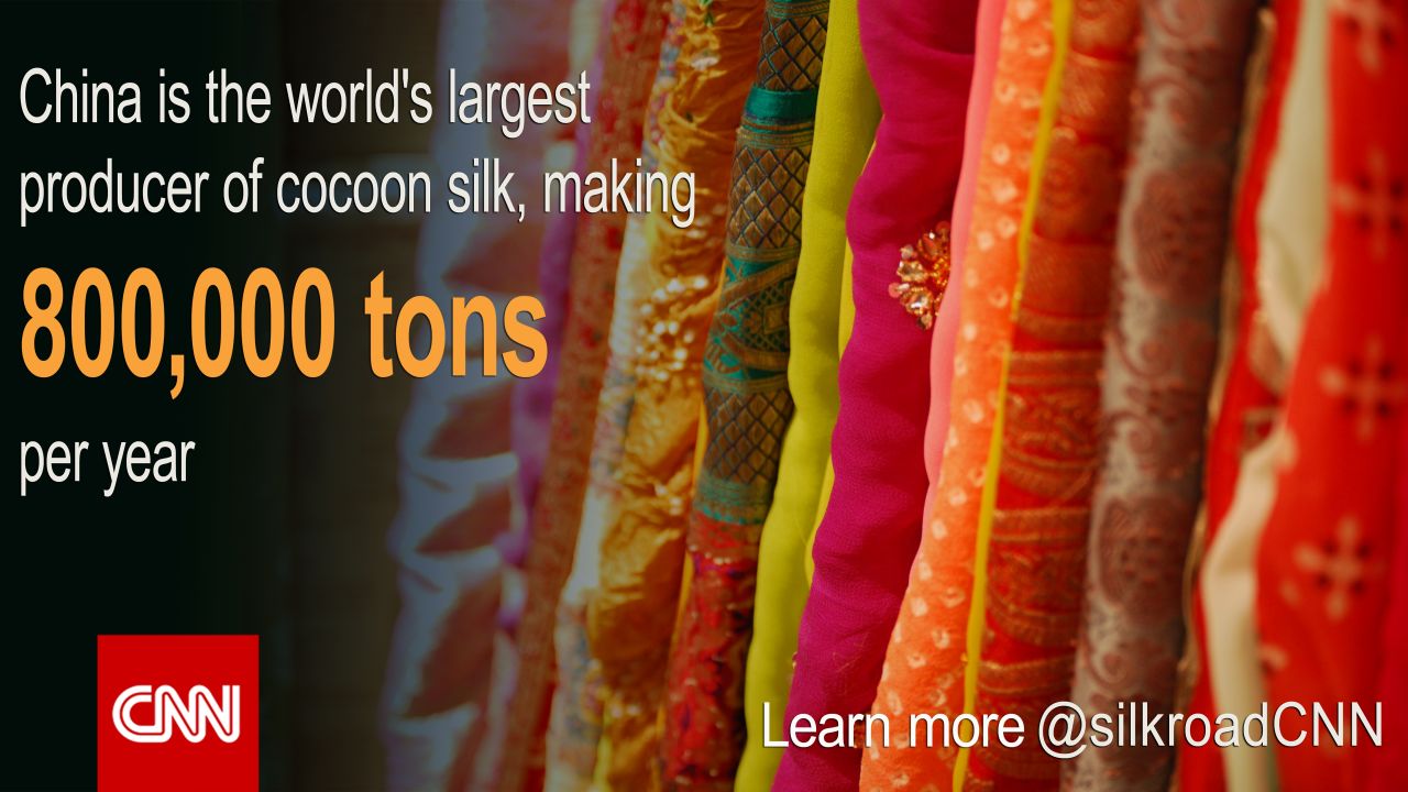 China is the birthplace of silk.