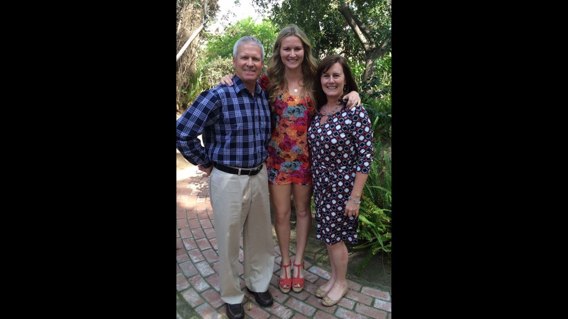 Greg and Laurie Stelzer with daughter Sara.