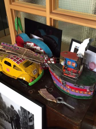 Over the past 20 years, Smith has received a host of weird and wonderful gifts from an unknown fan. The offerings always arrive unwrapped and covered in stamps.