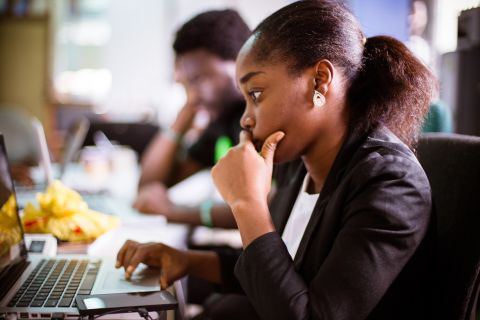 "Our female software developers are moving through the technical leadership training at the same rate and have equal or better client satisfaction in comparison to their male counterparts once placed with international companies," says Andela co-founder Christina Sass.