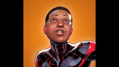 When the first issue of the relaunched "Spider-Man" series hits comic book stores this fall, the face behind the mask will be <a href="http://www.cnn.com/2015/06/24/entertainment/feat-spiderman-marvel-comics-biracial-miles-morales/index.html">half-Latino, half-African-American character Miles Morales</a>. Morales had been the famed webslinger in the "Ultimate" offshoot of the popular series, but will now replace the iconic Peter Parker in a main "Spider-Man" series.