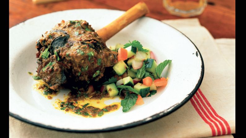 One of Riffel's most sought after dishes is braised lamb neck with masala curry sauce, served with compressed pineapple, tumeric mash and tempura fine beans.<br /><br /><a href="index.php?page=&url=http%3A%2F%2Fwww.cnn.com%2Fvideo%2Fdata%2F2.0%2Fvideo%2Fintl_tv-shows%2F2015%2F06%2F22%2Ffoodies-african-voices-b-spc.cnn.html" target="_blank">Watch this video to see how Riffel is using his roots to carve out a new culinary path.</a> 
