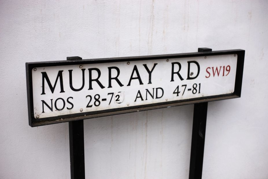 Murray Road is not far from the Wimbledon courts -- but tennis star Andy actually lives 10 miles away in Oxshott, Surrey.
