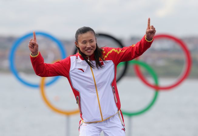 Introduced to the sport at school in Shanghai, she had to ask, "What is sailing?"