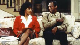 Phylicia Rashad with Bill Cosby in "The Cosby Show."