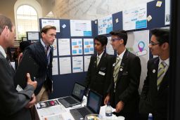 The teenage inventors talk to Dr Christian Jessen from the British TV series Embarrassing Bodies.