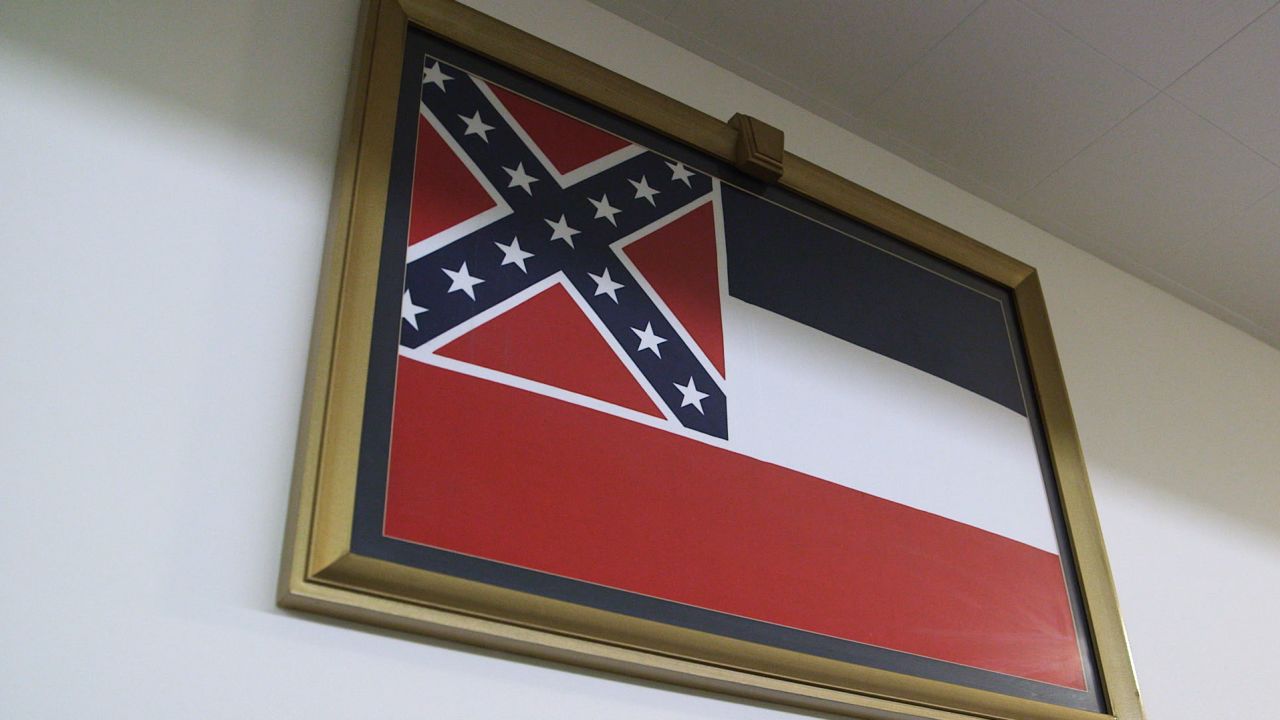 Rep. Bennie Thompson from Mississippi wants his own state's flag taken down from U.S. Capitol.