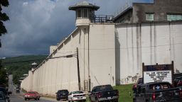 DANNEMORA, NY - JUNE 18: Clinton Correctional Facility is seen on June 18, 2015 in Dannemora, New York. After conducting a manhunt across approximately 10,000 acres for two escaped convicts from Clinton Correctional Facility on June 6, officials announced roads and roadblocks would be reopened on major routes going into Dannemora, where the prison is located. (Photo by Andrew Burton/Getty Images)