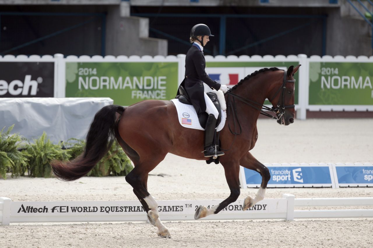 Graves' dedication began to pay off in 2014 as she and Diddy started to compete in international dressage events.     