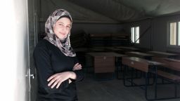 Mazoun is 16, and has been living in Azraq refugee camp in the Jordanian desert for over a year.