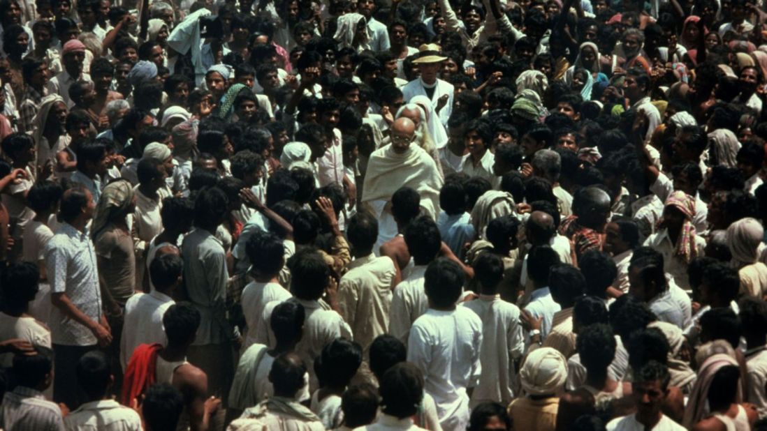 <strong>"Gandhi" (1982)</strong>: Sir Ben Kingsley won a best actor Academy Award for his portrayal of the leader of India's nonviolence movement. <strong>(Amazon Prime)  </strong>