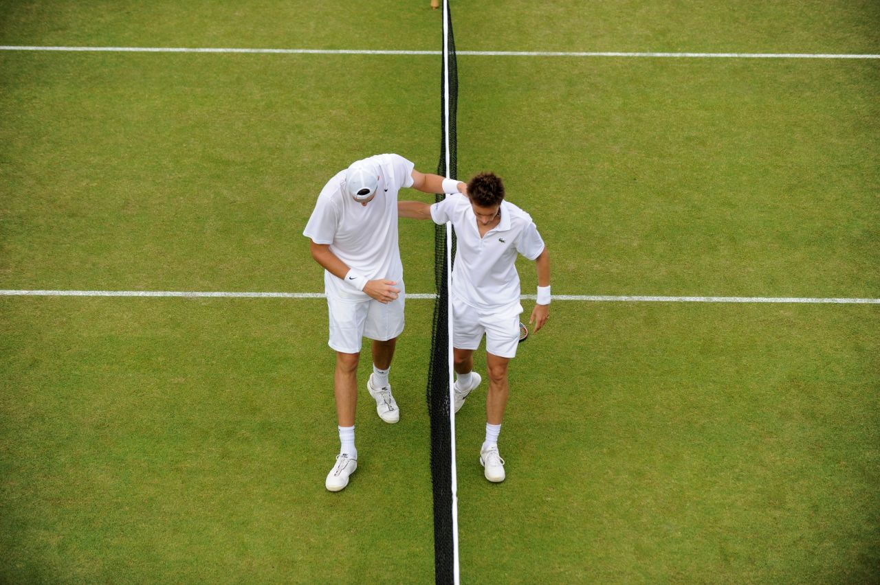 When it was over, the two exchanged a hug at the net. Isner and Mahut became good friends and are still close to this day. Isner says Mahut is "a class act."