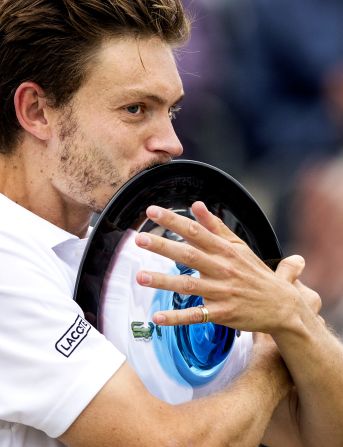 But Mahut said he built on the loss. And two weeks later, he won his first title on grass in the Netherlands. A month later, he made it two titles, triumphing on grass again in the U.S.