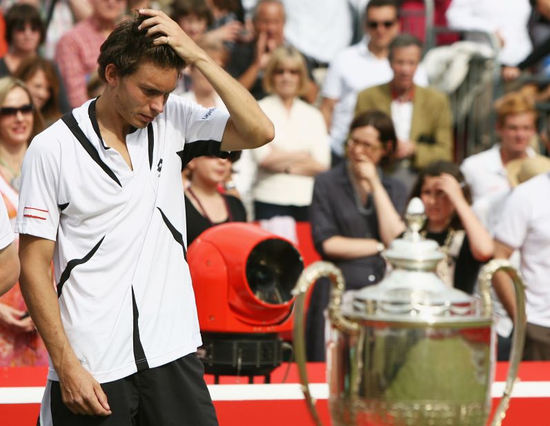 The loss extended a run of painful defeats for the Frenchman. In 2007, he lost to another American, Andy Roddick, in the final of the Aegon Championships at London's Queen's Club after squandering a match point. 