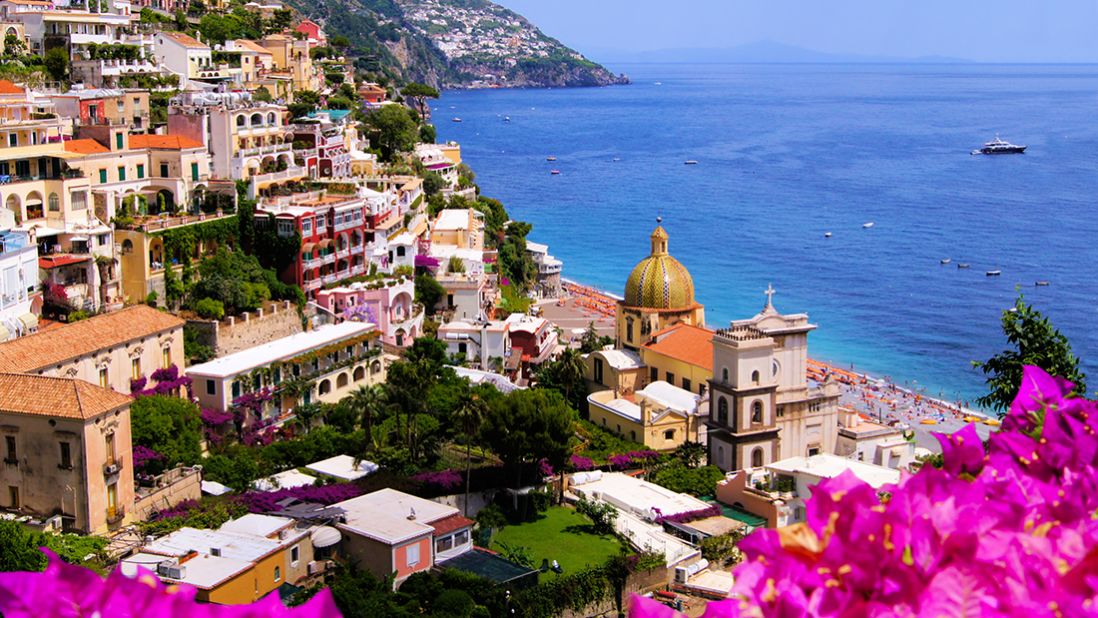 <strong>Amalfi Coast Road, Italy: </strong>This is one of the prettiest routes we've ever encountered. This coastal route is crammed with pastel villages, historic churches and pristine lapping coastline. 