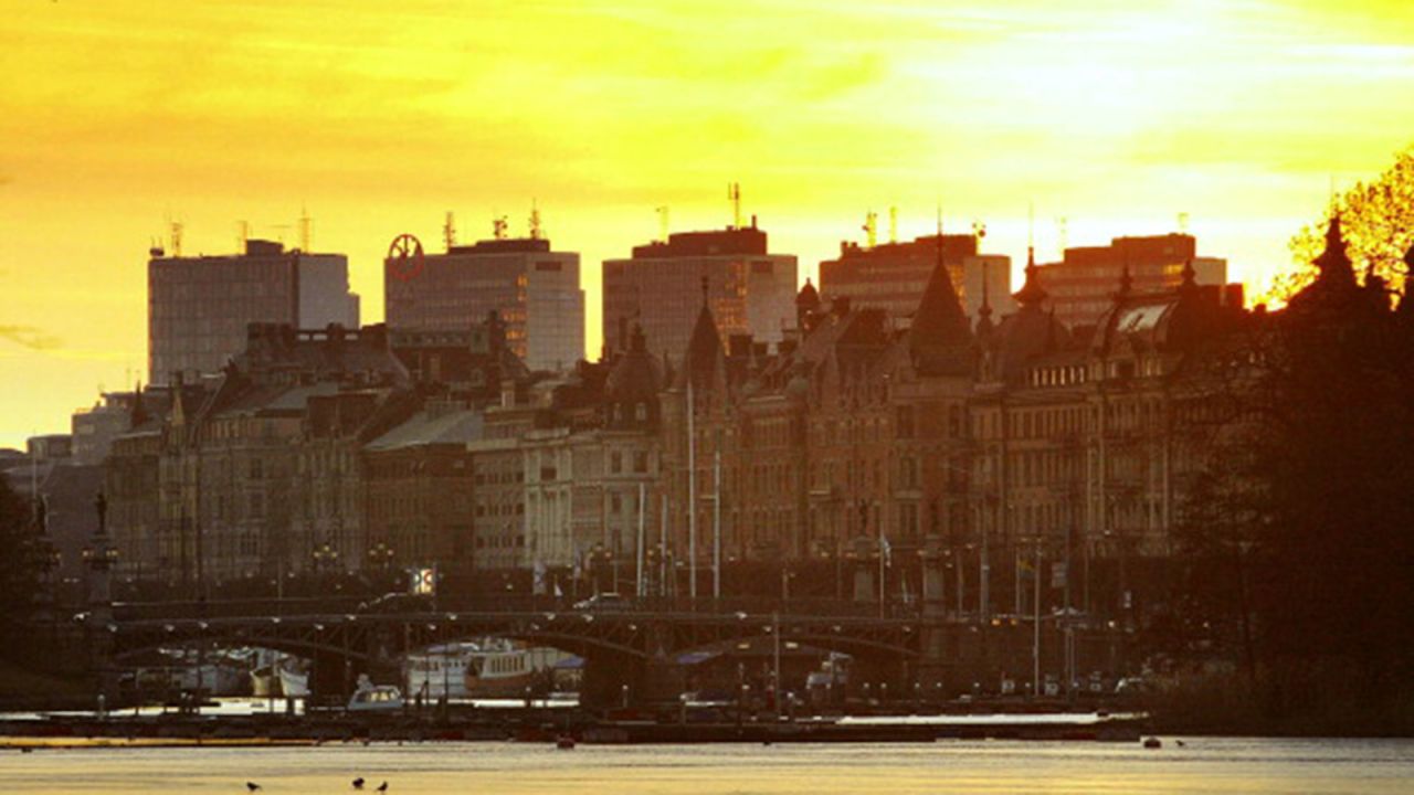 Total cost of a cup of coffee, sandwich, burger meal and glass of house red wine in your average Stockholm hotel? $61.71.