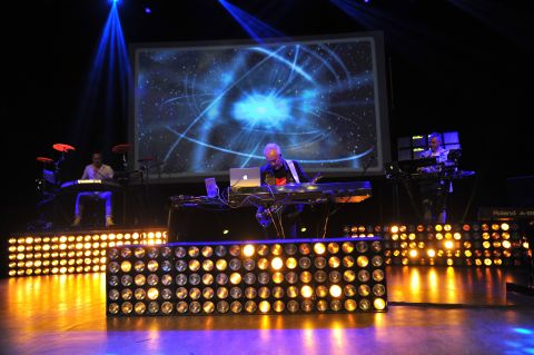 Howard Jones still tours and includes interactive multimedia elements in his performances. When he's not touring, Jones lives in Somerset, England. Here he performs in London in 2013.
