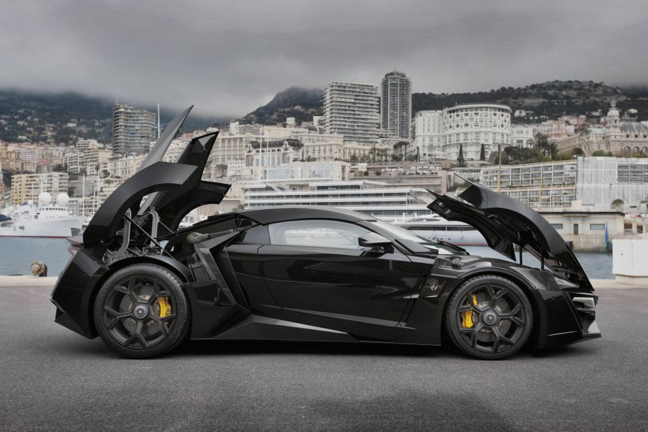 The $3.4m Lykan Hypersport is the first car produced by Dubai-based W Motors. 