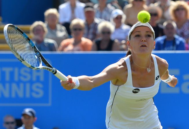Former world No. 2 Radwanska had been hoping to win her first tournament since August 2014.