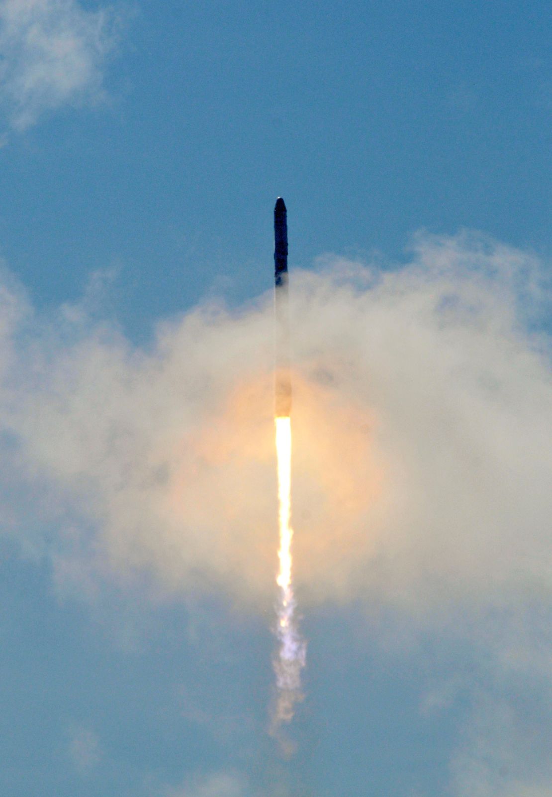 SpaceX's Falcon 9 rocket as it lifts off at Cape Canaveral, Florida on June 2015. The unmanned rocket exploded minutes later.