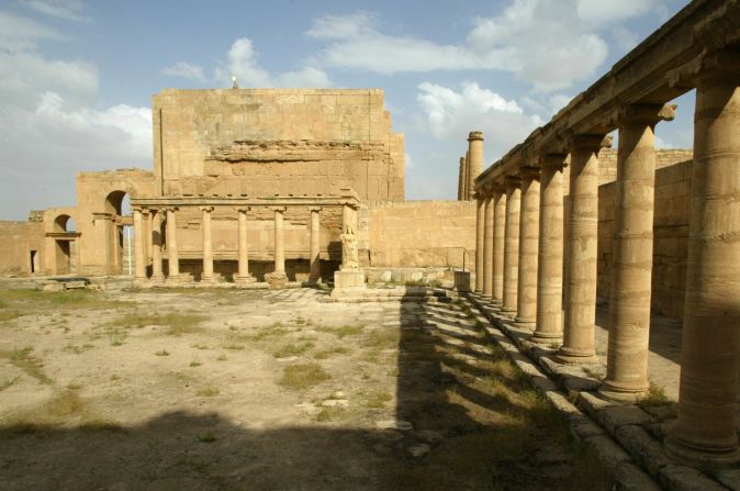 <strong>Endangered: Hatra, Iraq.</strong> A large fortified city in what is now northwest Iraq, Hatra is one of three sites named in 2015 to the List of World Heritage in Danger. The site was named to UNESCO's World Heritage List in 1985. Hatra became powerful due to the Parthian Empire's influence and served as the capital of the first Arab Kingdom. Though Hatra survived Roman invasions in A.D. 116 and 198, the ancient city with its mix of Hellenistic and Roman architecture may not survive the current violence in Iraq. 