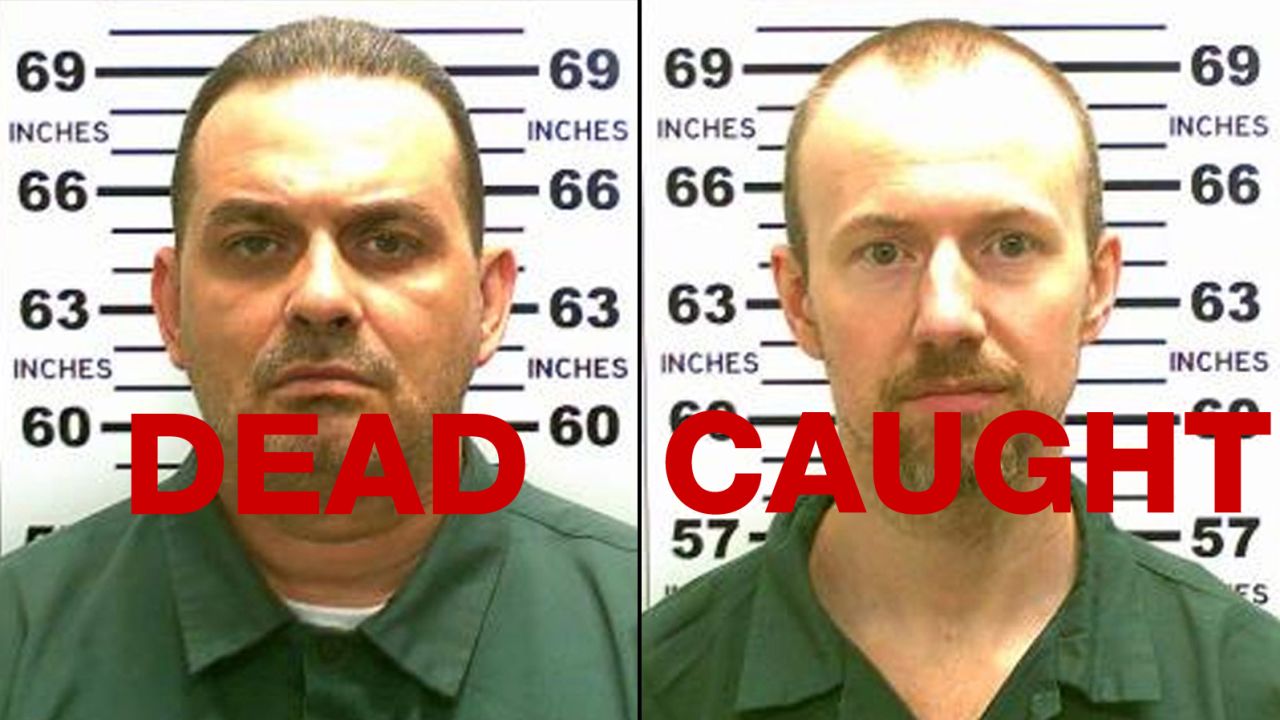 Richard Matt, left, was shot and killed by police. David Sweat was shot and captured. 