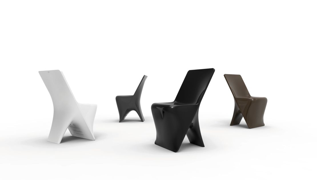 Sloo chairs for Vondom by Karim Rashid. 